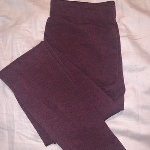 Maroon Garage Leggings